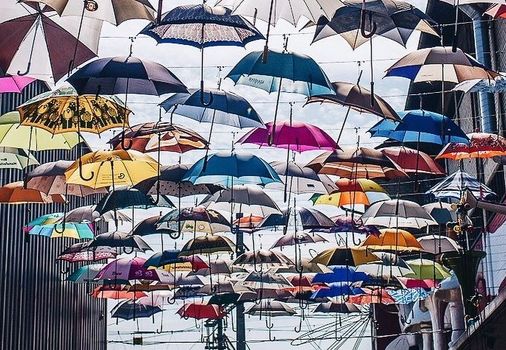 Umbrella installation Zurich